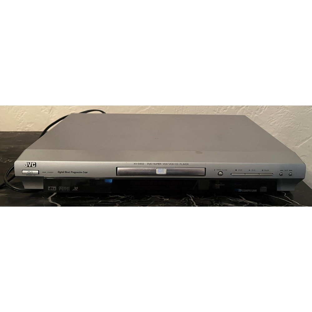 JVC XV-S502SL DVD/VCD/CD Player – Progressive Scan – Tested & Working